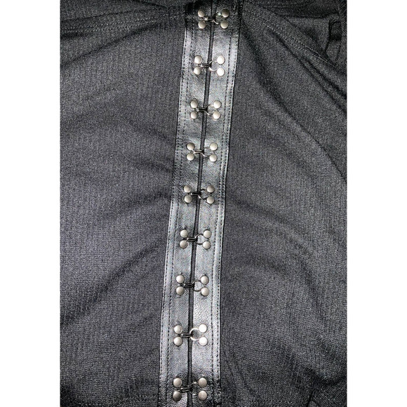 Bar Ill RIB WOMEN’S L/S HOOK-EYE TOP BLACK XXL - Picture 4 of 10